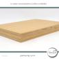 Preview: 1x Holzzuschnitt Buche Multiplex 15 mm naturbelassen, unbehandelt Holzplatte Tischplatte - glatte Kante